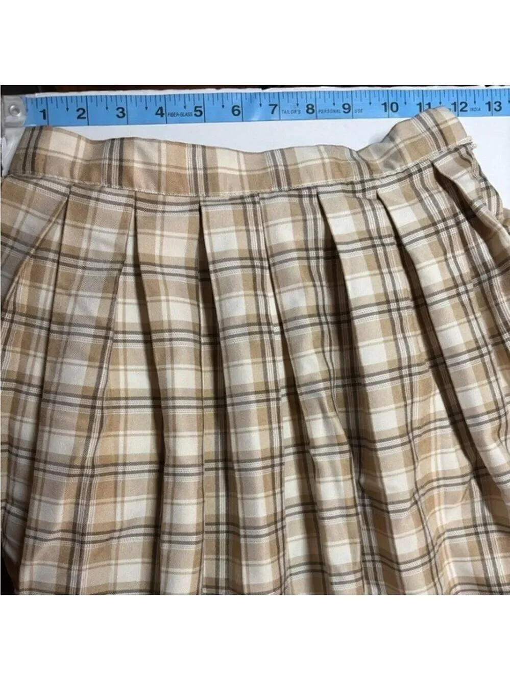 Pleated Skater Mini Skirt Cali 1850 Academia Y2K Preppy‎ Womens XS